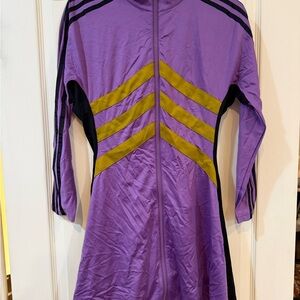 Adidas Women's Purple Side Striped Dress